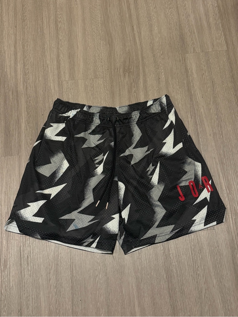 Nike Men's Jordan MJ Jumpman Mesh Nylon All Over Print Shorts Size XL